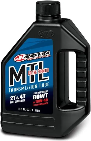 Maxima Racing Oil MTL-R Motorcycle Transmission/C<wbr/>lutch Fluid | 80W | 1 Liter