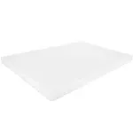 Restaurant Thick White Plastic Cutting Board, NSF, FDA Approved, 18 x