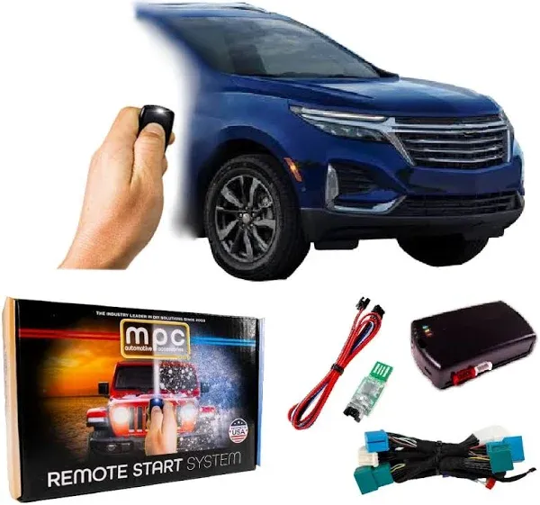 MPC Remote Start Kit Compatible with Chevrolet Equinox 2018-2024 || Push-to-Start || Uses Factory Fob || Includes Software Loader || Premier USA Tech Support