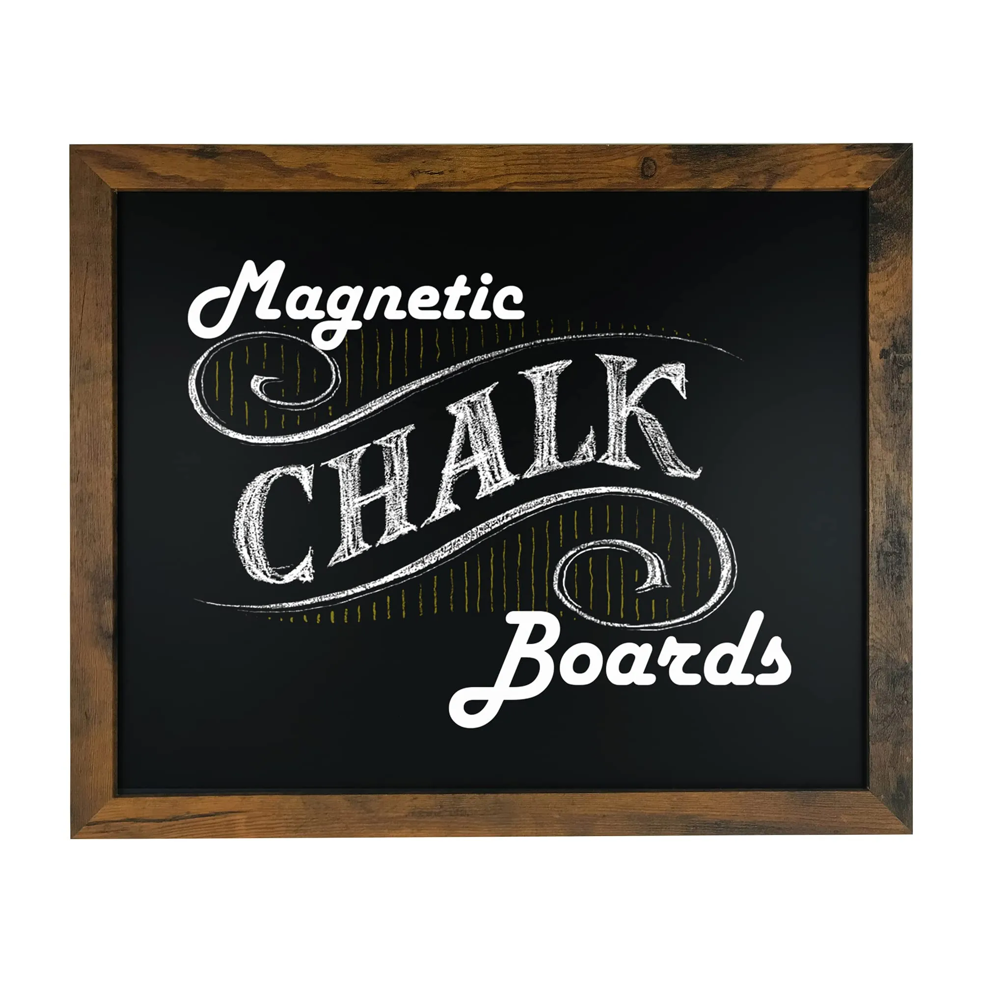 18x22 Rustic Framed Magnetic Chalkboard | Loddie Doddie