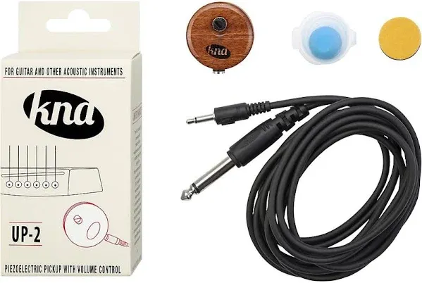 KNA Pickups Universal Stick-on Piezo Acoustic Instrument Pickup with Volume Control (UP-2)