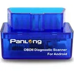 Panlong OBD2 Scanner Bluetooth OBDII Diagnostic Tool Car Code Reader Turn Off ..