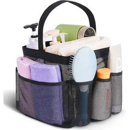 Mesh Shower Caddy Portable for College Dorm Room Essentials