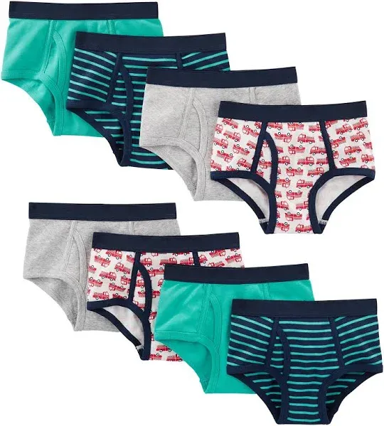 Boys&#039; 8-Pack Underwear Multicolor/Fir<wbr/>etruck/Stripe 4-5