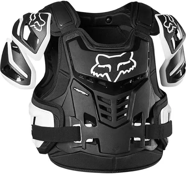 Fox Racing MX20 Raptor CE Mens Motocross Protective Vest - Black/White - Smal...