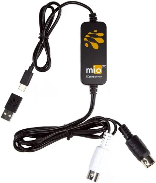 iConnectivity mioXC 1 x 1 USB to MIDI Interface for PC, Mac, iOS and A