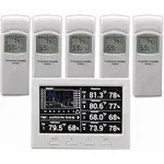 Ambient Weather Ws-3000-x5 Wireless Thermo-Hygrometer with Logging