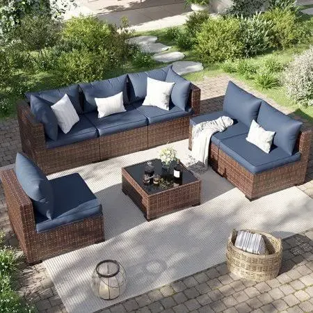 Elposun 7 Pieces Patio Furniture Set