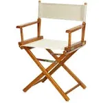 Casual Home 18" Director's Chair Honey Oak Frame with Wheat Canvas