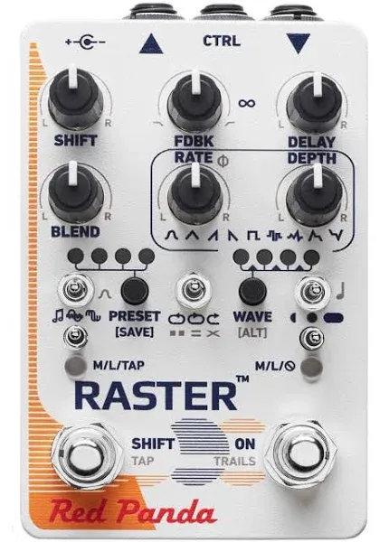 Red Panda Raster 2 Digital Delay Pedal