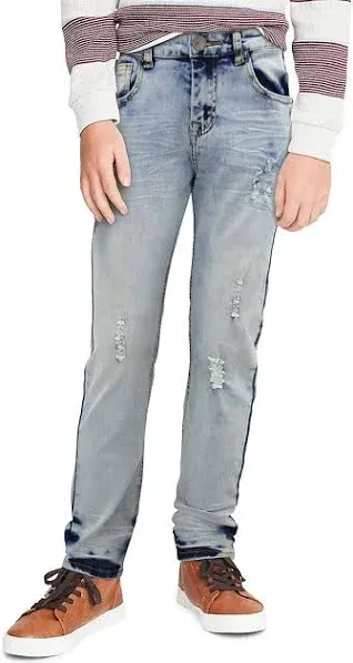 X-RAY Boys' Maddox Distressed Stretch Jeans