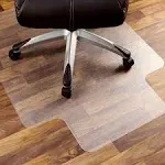 Heavy Duty Polycarbonate Office Chair Mat for Hardwood Floors 48&#034; x 51&#034; | Tra...