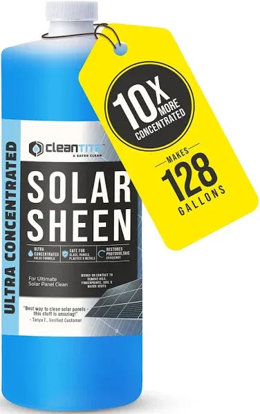 CLEANTITE Solar Panel Cleaner and Sheen