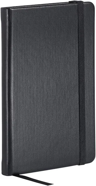 Oxford Password Book, Black Hardcover Journal, Username and Password Organizer, Small 3.5" x 5.5" Size, Internet, WiFi, Software Login Tracker (71010)