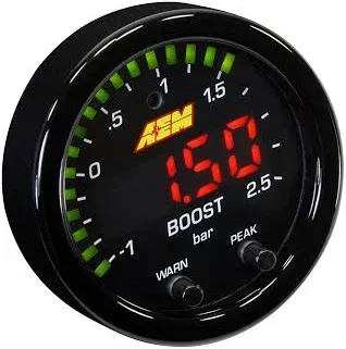 AEM 35psi Boost Gauge X-series