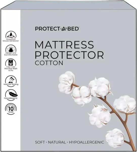  Mattress Protector King Cotton Jersey