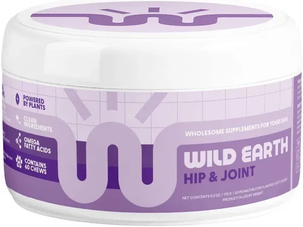 Hip & Joint Dog Supplements by Wild Earth