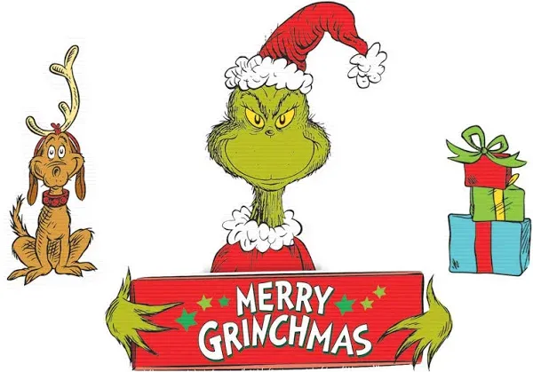 Amscan Grinch Lawn Signs