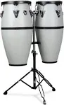 LP Discovery Conga Set with Double Conga Stand 10 and 11 in. Slate Gray