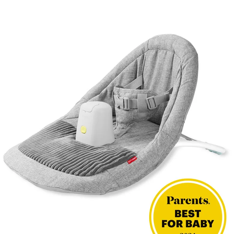 Grey Silver Lining Cloud Upright Activity Floor Seat - Grey | skiphop.com