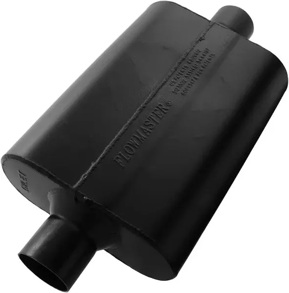 Flowmaster® 942545 Super 44 Series Muffler, Black, May Require Minor Modification