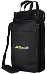 LOUDmouth Professional Drumstick Mallet Bag, Large Capacity | Wide Percussion Deluxe Drum Stick Holder Case