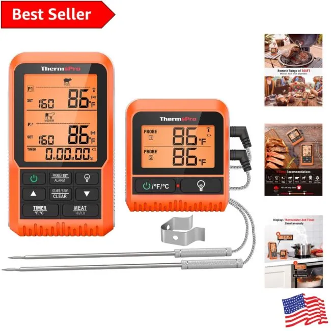 ThermoPro TP826B Wireless Meat Thermometer