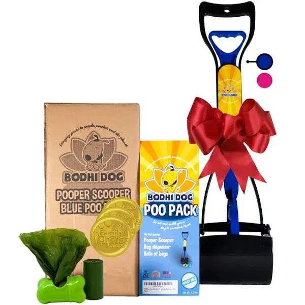 Complete Poo Pack | 24&#034; Pooper Scooper, Poop Bags, and Pet Dog Waste Bag Hold...