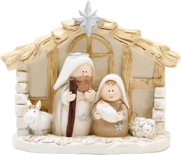 Hodao Christmas Decoration Indoor Home Decor Nativity Sets