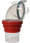 Valterra F02-3112cl EZ Coupler 90 Bayonet Sewer Fitting - Clear