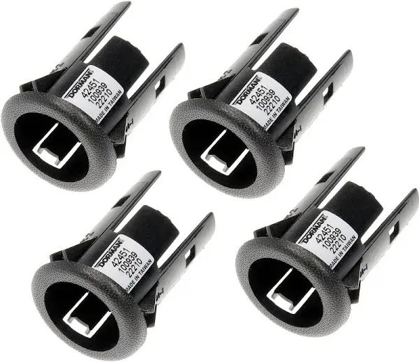 Dorman 42451 Rear Park Sensor Retainer Bezels Compatible with Select Ford Models, 4 Pack