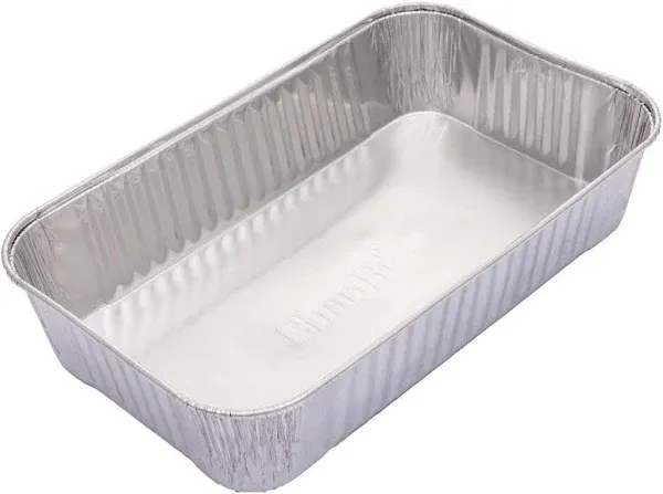 Char-Broil The Big Easy Bunk Bed Basket & 2425514W12 Big Easy Grease Tray, Silver- 5 pack