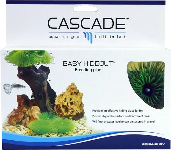 Penn-Plax Fish Breeding Grass – Baby Hideout for Fry – Great for Livebearers and Egg Layers – Plastic Aquarium Plants – 2 Pieces