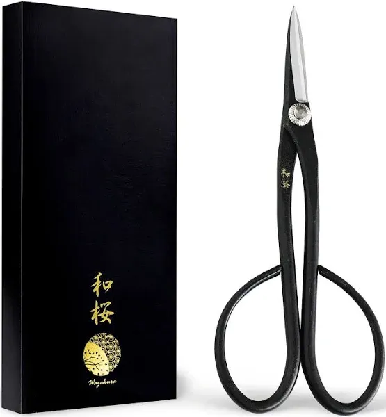 Wazakura Yasugi Steel Series Satsuki Bonsai Trimming Scissors Made in Japan 7...