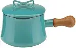 Dansk Kobenstyle 1-Qt Saucepan/Hot Cocoa Pot with Lid, Teal, Cookware & Bakeware Pots