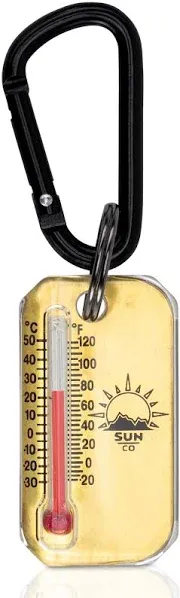 Sun Company Zip-o-gage Zipper Pull Thermometer