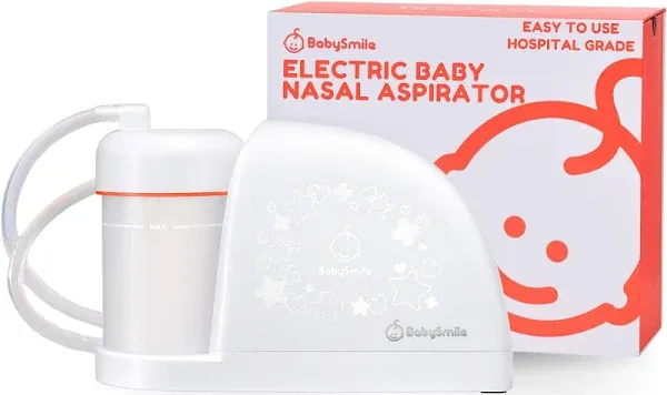 BabySmile | Electric Baby Nasal Aspirator | Hospital Grade Suction New Open Box