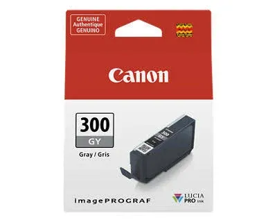 Canon PFI-300 Lucia PRO Ink, Gray, Compatible to imagePROGRAF PRO-300 Printer, Standard (4200C002)