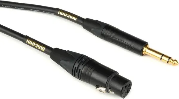 Mogami Gold TRSXLRF-20 Balanced 1/4&#034; to XLR Female Patch Cable - 20&#039;