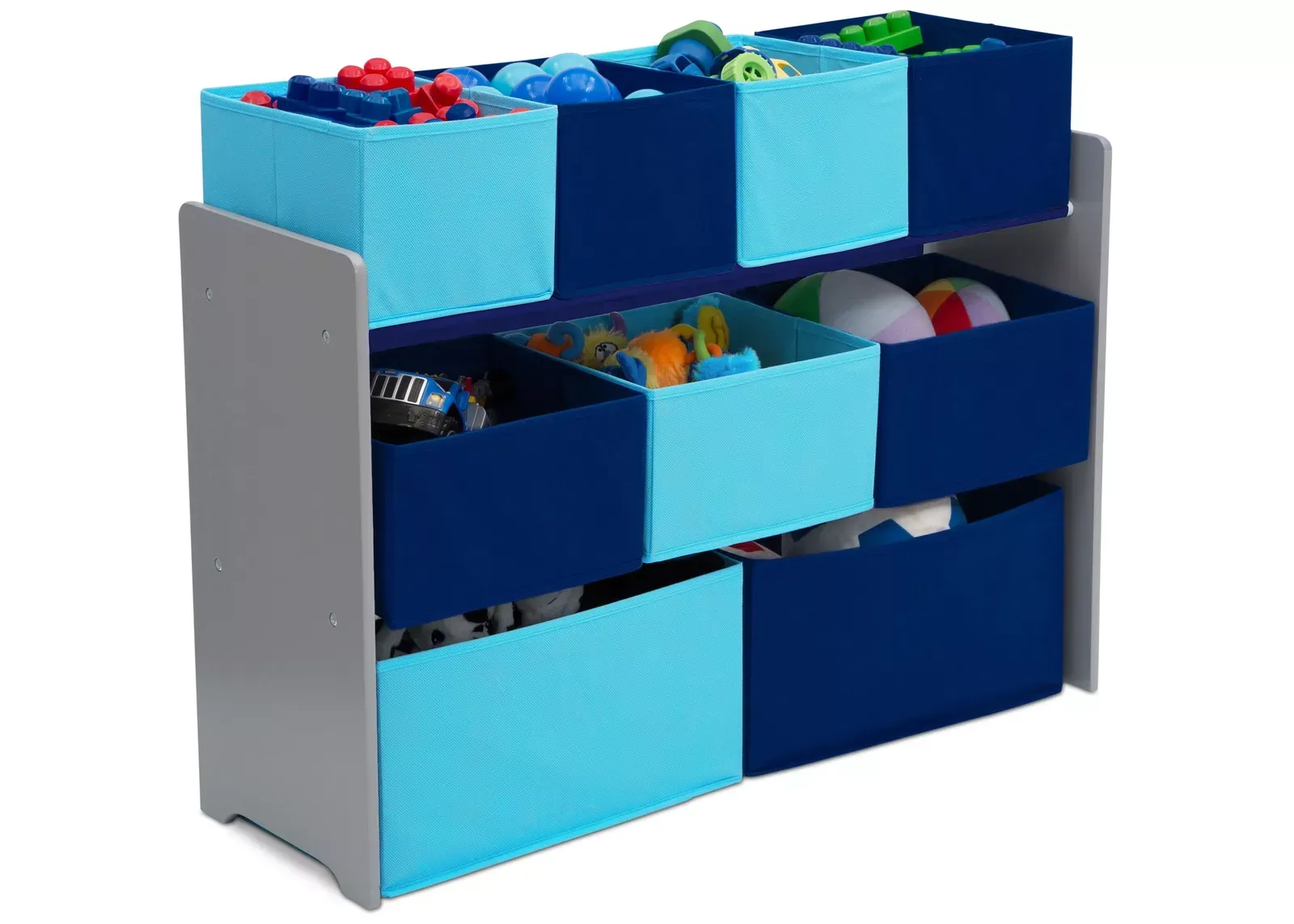 Children Deluxe Multi-Bin Toy Organizer with Storage Bins 