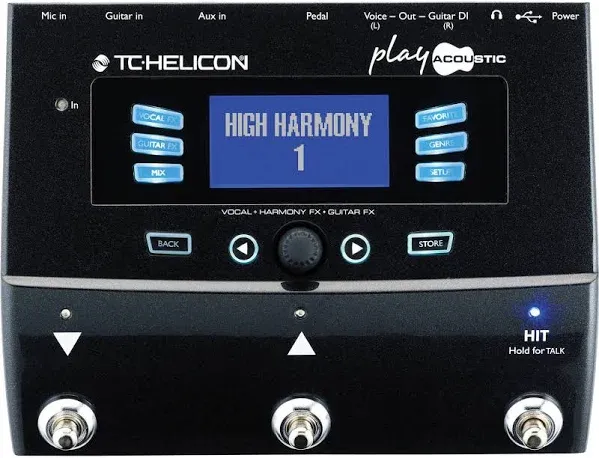 TC Helicon Play Acoustic Vocal Processor Pedal