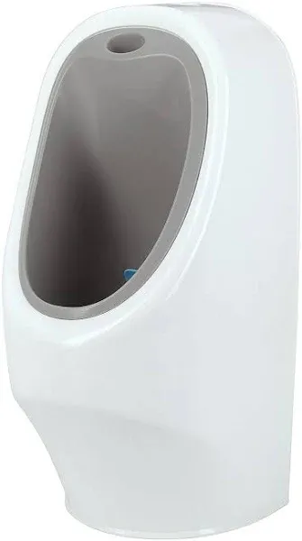 Nuby My Real Urinal Training Toilet with Life-like Flush Button and Sound, White