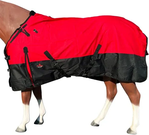 Hilason 1200D Turnout Light Winter Waterproof Rain Sheet Horse Sheet