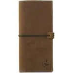 Wanderings Tall Leather RFID Blocking Passport Travel Wallet