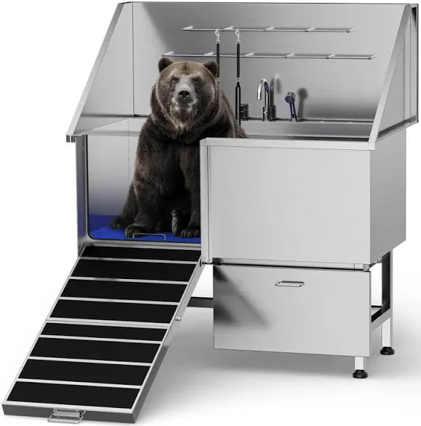 Kanis Professional Stainless Steel Dog Bathing Station