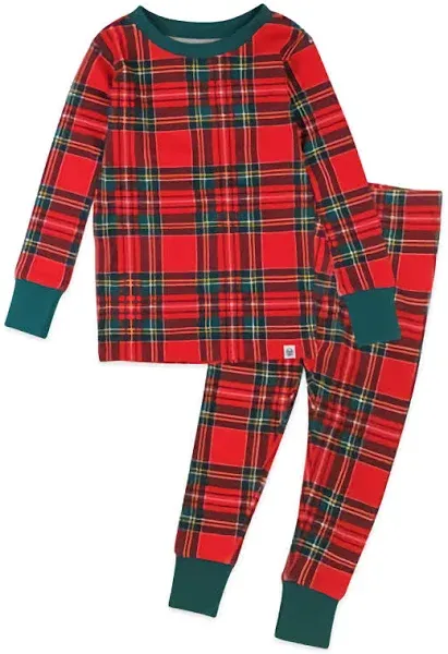 HonestBaby Family Matching Holiday Pajamas Organic Cotton for Men, Women, Kids, Toddlers, Baby Boys, Girls, Unisex Pets