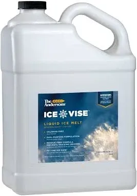 The Andersons Ice Vise Professional-Grade, Non-Toxic, Pet Safe, and Chloride-Free Liquid Ice Melt - 1 Gallon