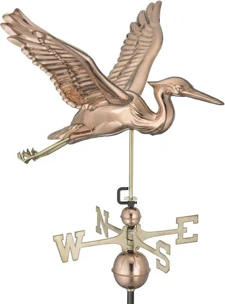 Good Directions Blue Heron Weathervane