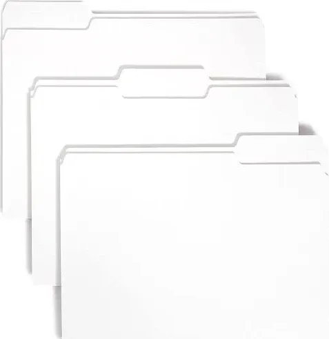 Smead Colored File Folders 1/3-Cut Tabs