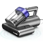 Mattress Vacuum Cleaner, UV Bed Vacuum Cleaner,16Kpa Powerful Handheld Vacuums with Heating & Ultrasonic & Anion for Mattress Bed Home Dust Pet Hair,500W(Corded,Purple)